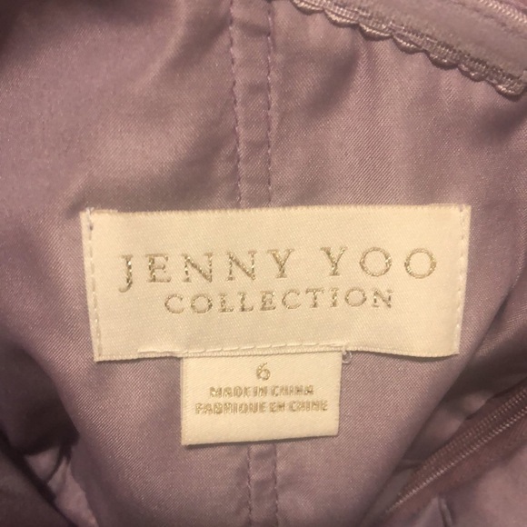 Jenny Yoo Annabelle Dress Strapless Maxi A-line Bridesmaid Prom‎ Wedding Purple - Picture 13 of 13